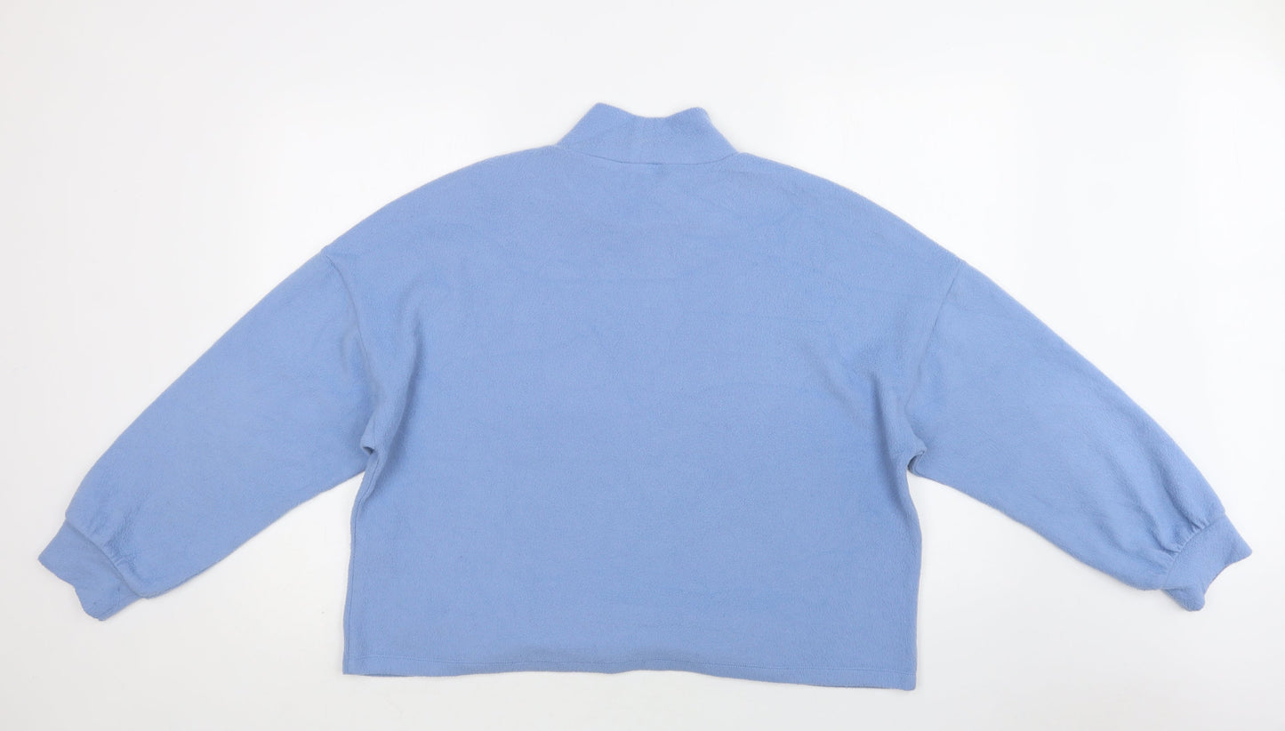 New Look Womens Blue  Polyester Top Lounge Set Size L