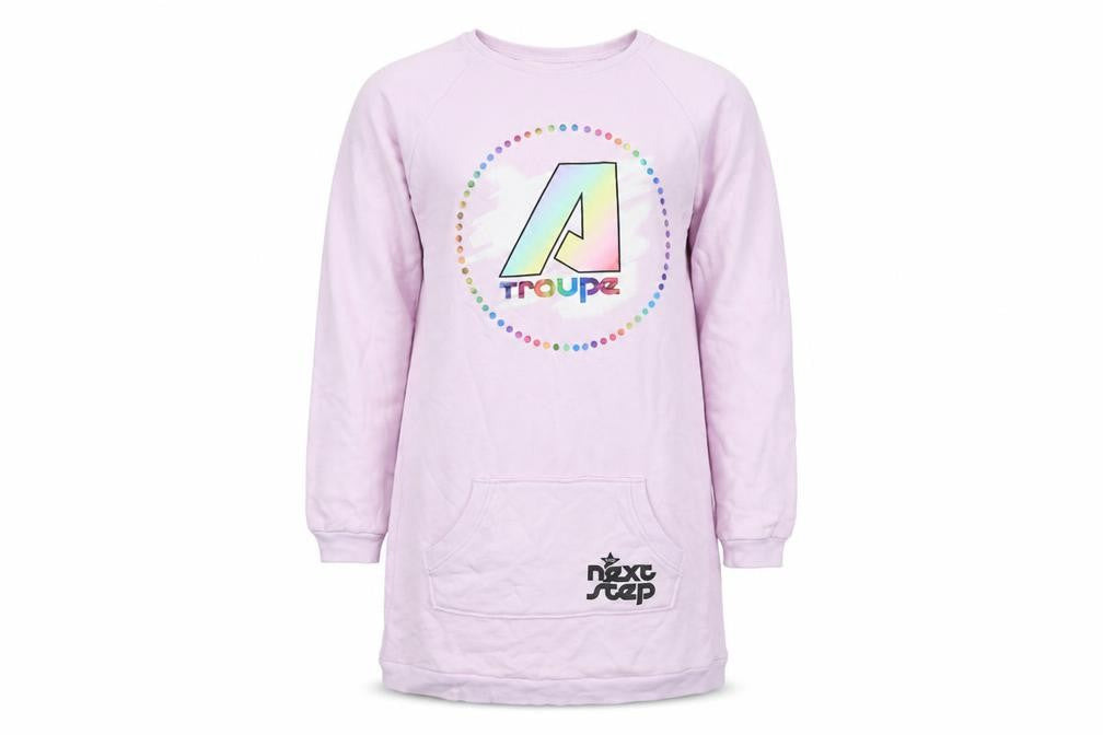 George Girls Purple  Cotton Tunic Sweatshirt Size 11-12 Years