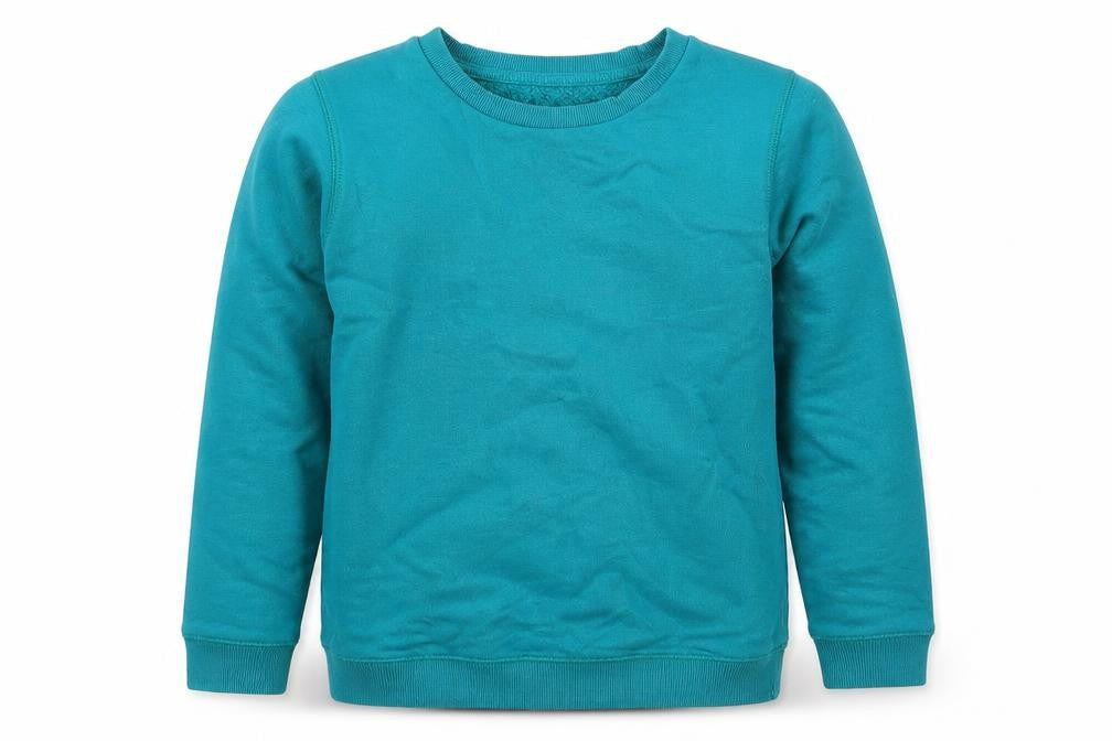 TU Boys Green  Cotton Pullover Sweatshirt Size 11 Years  Pullover