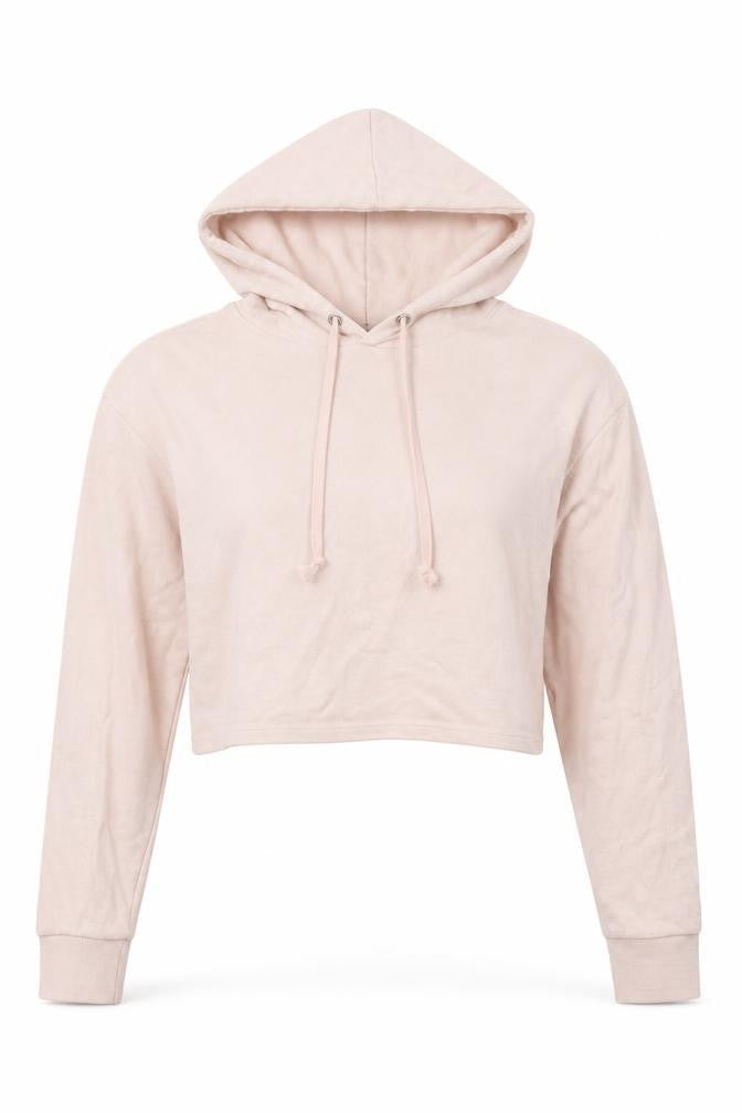 H&M Womens Pink  Cotton Pullover Hoodie Size XS  Pullover
