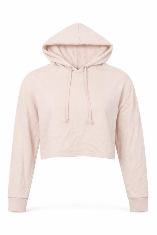 H&M Womens Pink  Cotton Pullover Hoodie Size XS  Pullover
