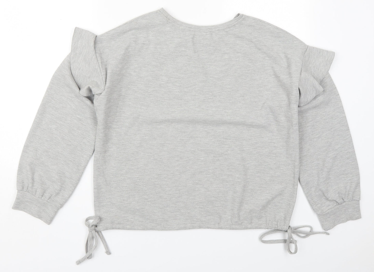 Papaya Womens Grey  Polyester Pullover Sweatshirt Size 14  Pullover
