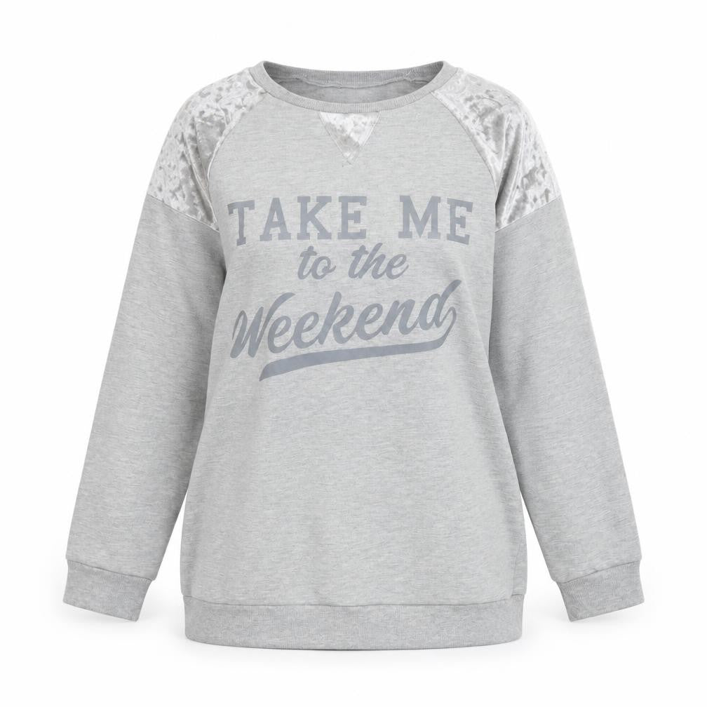 Peacocks Womens Grey  Polyester Pullover Sweatshirt Size 10