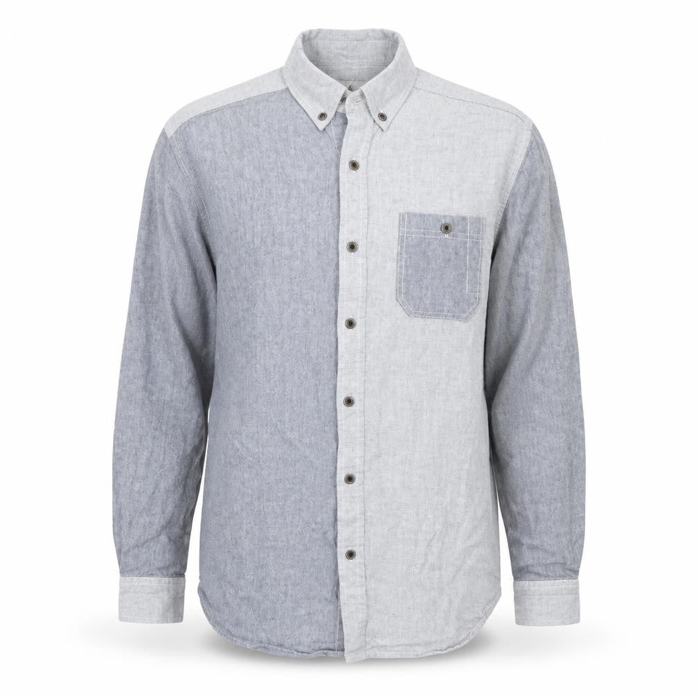 Irreverence Mens Blue  Cotton  Button-Up Size M Collared Button