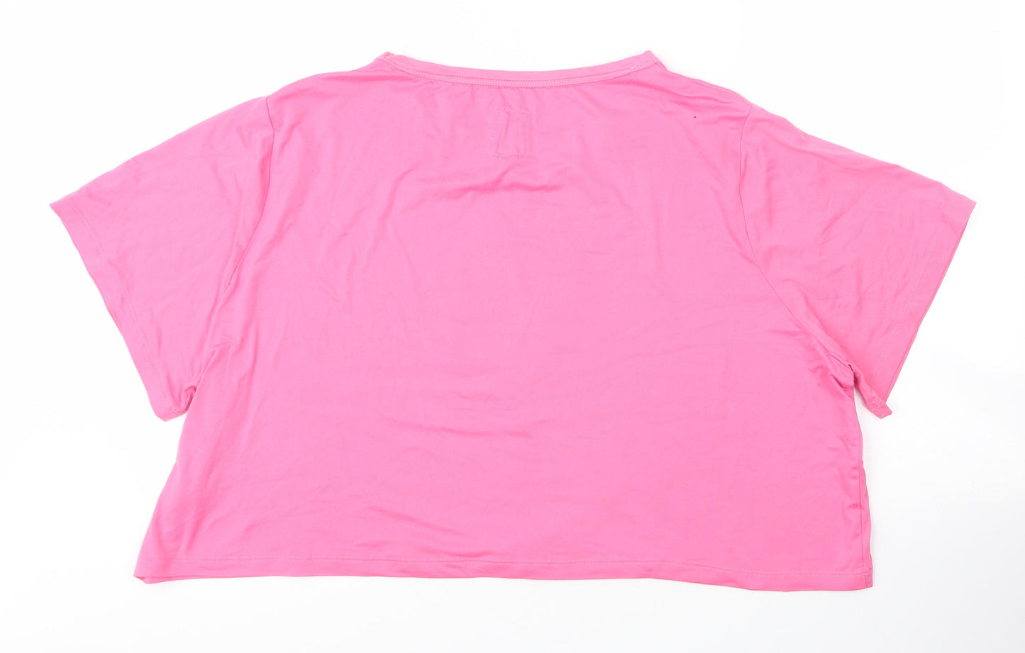 Chelsea Peers Womens Pink  Polyester Basic T-Shirt Size S Round Neck - PJ top