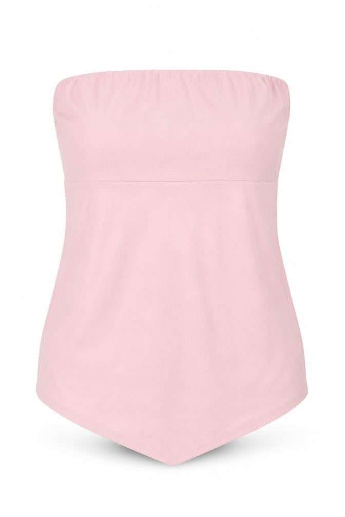 PRETTYLITTLETHING Womens Pink  Polyester Basic Blouse Size 16 Off the Shoulder