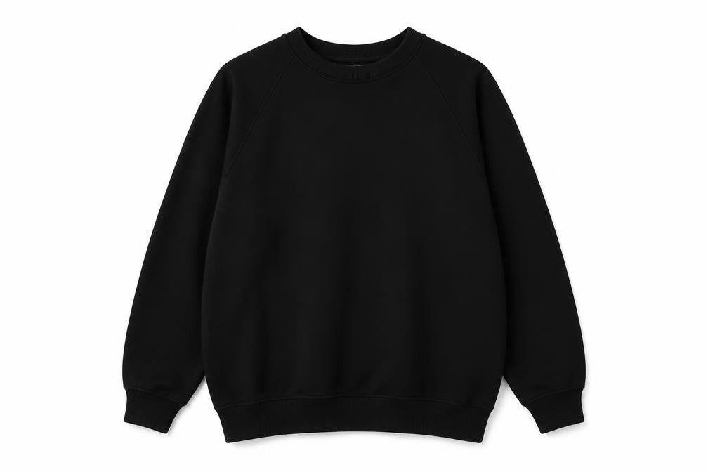 Alexandra Mens Black  Polyester Pullover Sweatshirt Size M