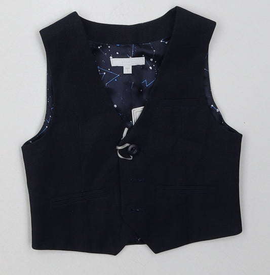 Debenhams Boys Blue   Shirt Jacket Blazer Size 3 Years  Button