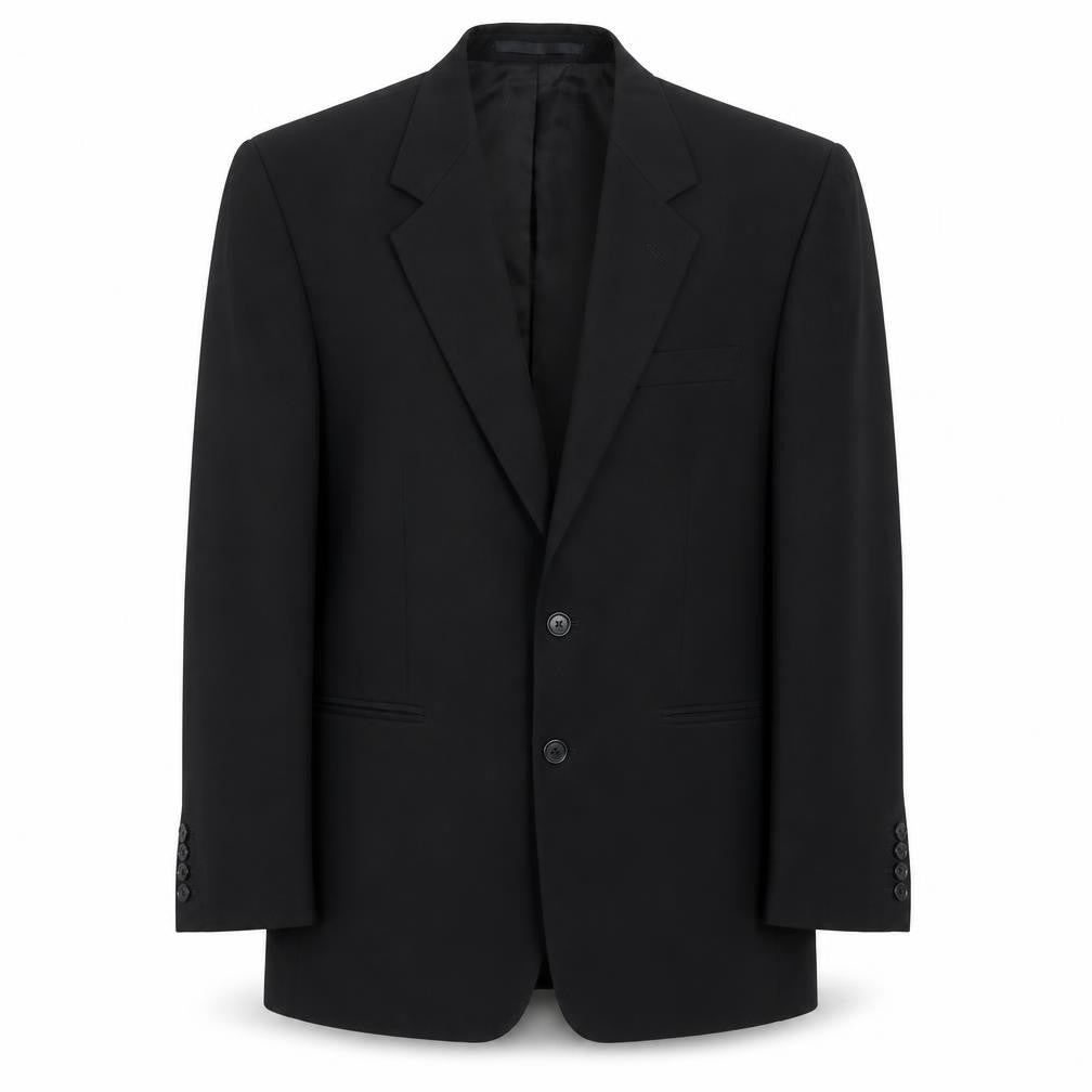howard hardy Mens Black  Wool Jacket Suit Jacket Size 42