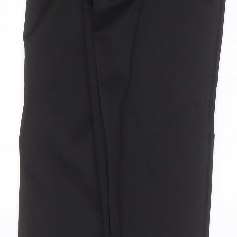 Preworn Womens Black  Polyester Capri Leggings Size S L28 in Extra-Slim