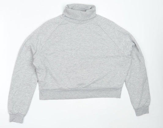 Primark Womens Grey  Cotton Pullover Sweatshirt Size M