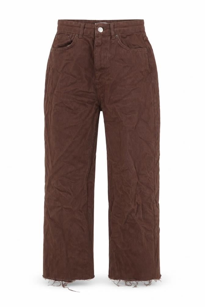 Pull&Bear Womens Brown   Cropped Jeans Size 8 L25 in Regular