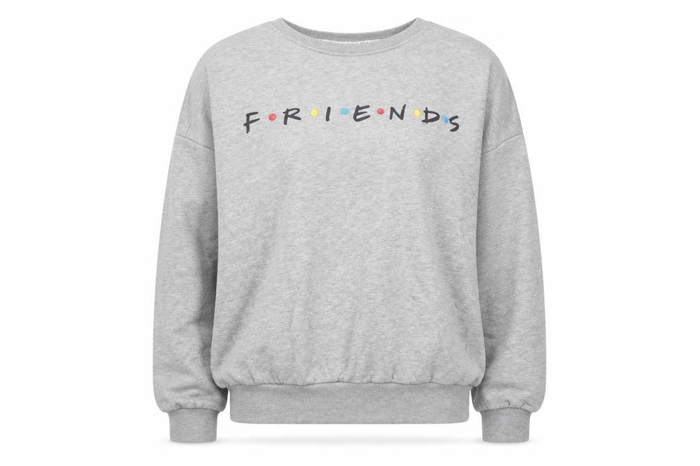 Primark Womens Grey  Polyester Pullover Sweatshirt Size XS   - Friends