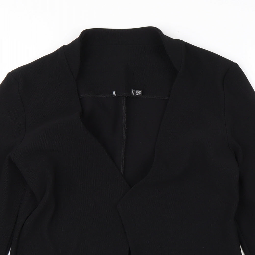 Preworn Womens Black   Jacket Blazer Size 10