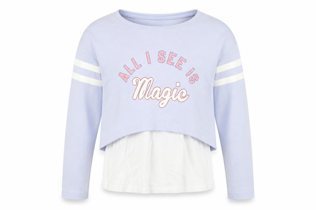 H&M Girls Multicoloured  Cotton Pullover Sweatshirt Size 9-10 Years   - Sweatshirt with T shirt
