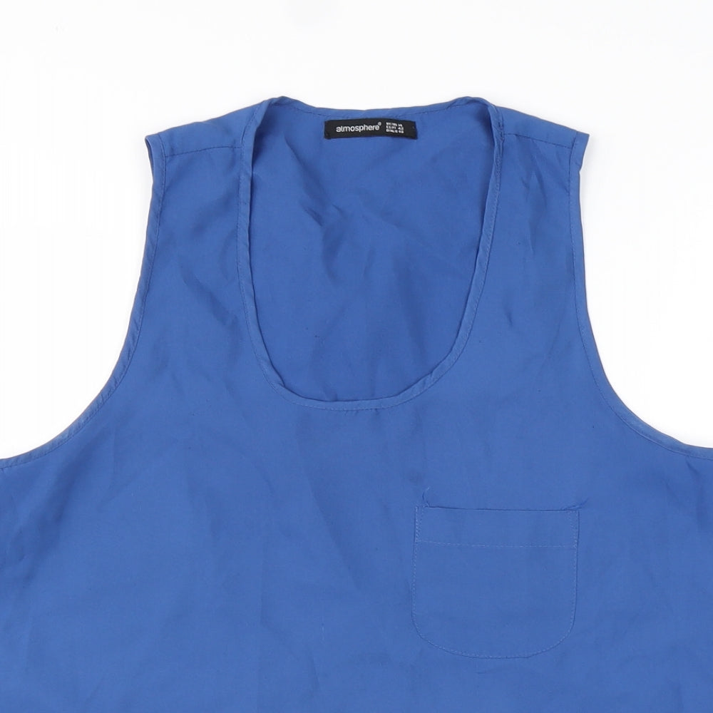 Atmosphere Womens Multicoloured  Polyester Basic Tank Size 14 Round Neck
