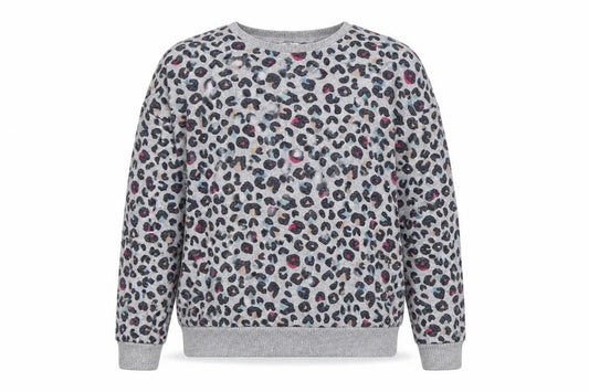 Marks & Spencer Girls Multicoloured Round Neck Animal Print Viscose Pullover Jumper Size 14-15 Years