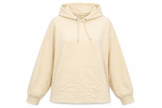 Boohoo Womens Beige  Polyester Pullover Hoodie Size S