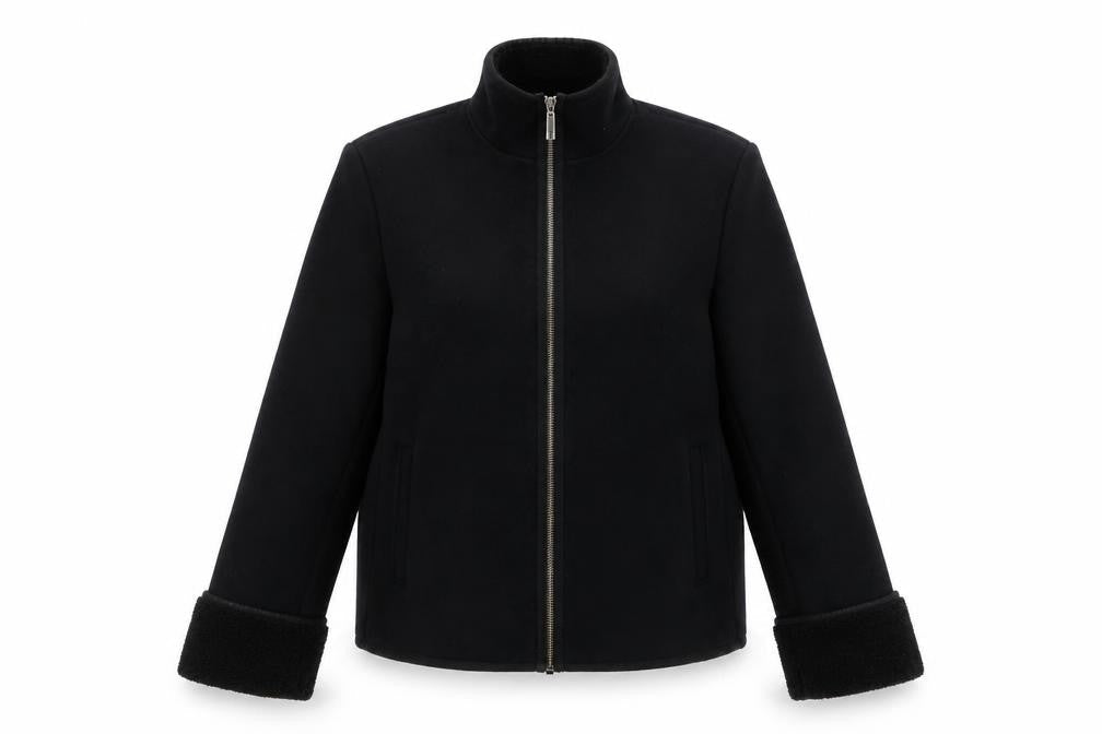 Nexrt Womens Black   Jacket  Size 12  Zip