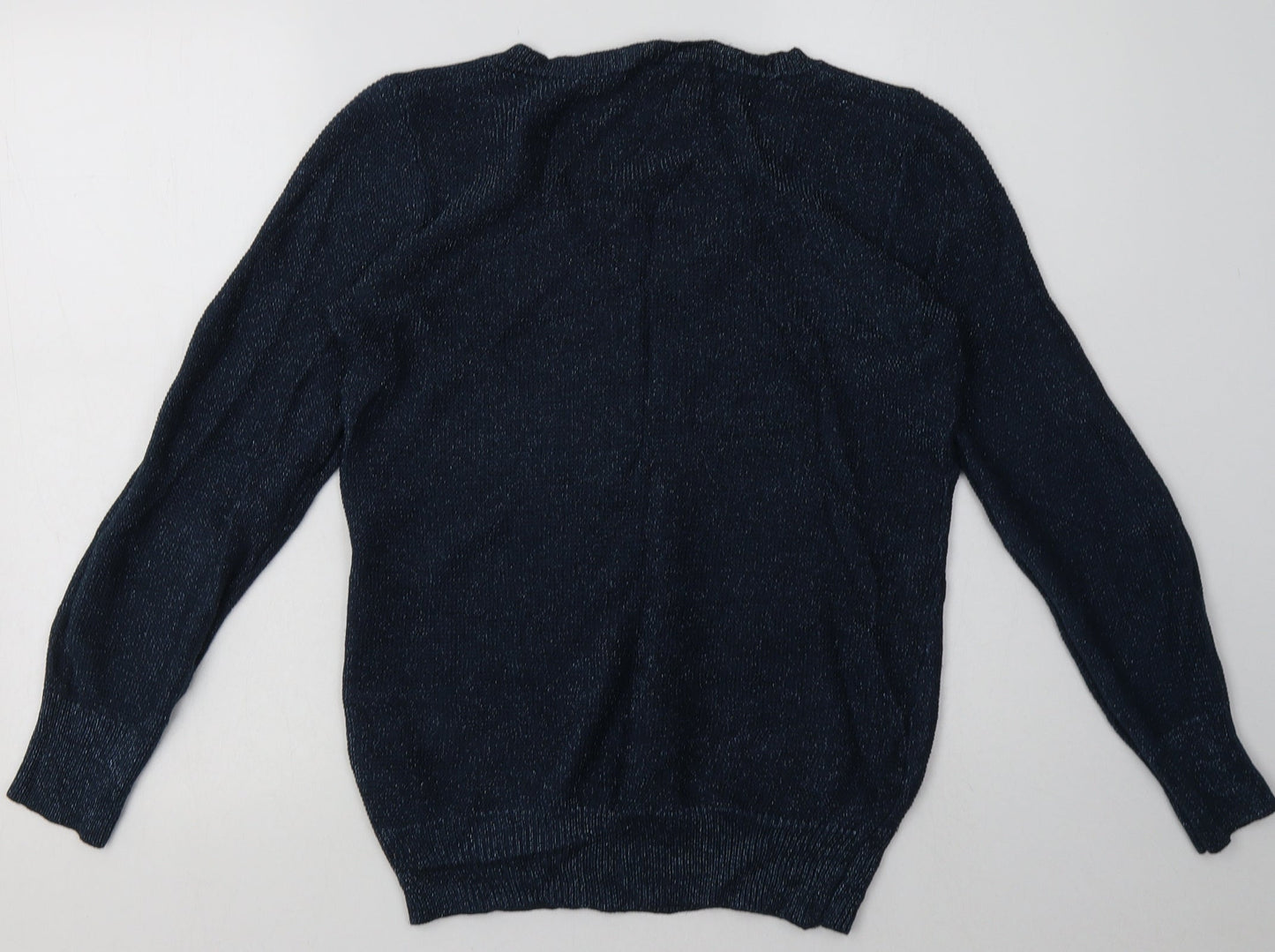 Oasis Womens Blue  Viscose Pullover Sweatshirt Size M  Pullover