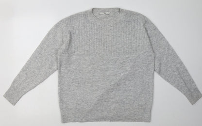 George Womens Grey  Polyester Pullover Sweatshirt Size M  Pullover