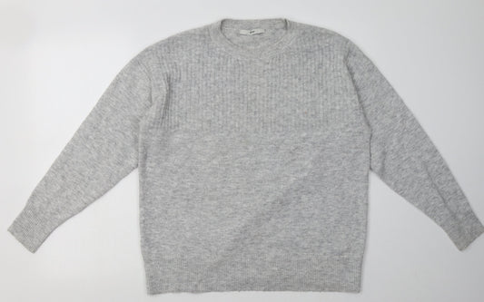 George Womens Grey  Polyester Pullover Sweatshirt Size M  Pullover