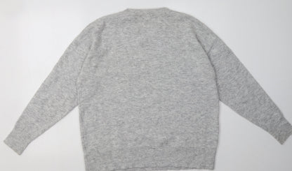 George Womens Grey  Polyester Pullover Sweatshirt Size M  Pullover
