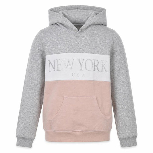H&M Girls Grey Plaid Cotton Pullover Hoodie Size 14 Years  Pullover - New York