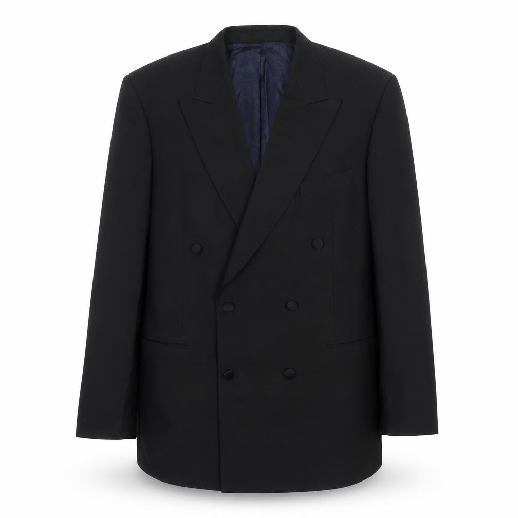 Marks & Spencer Mens Blue  Wool Jacket Suit Jacket Size 42