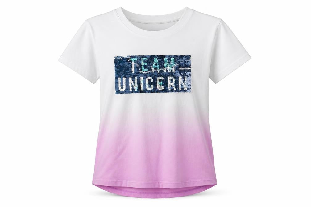Gap Girls White  Cotton Basic T-Shirt Size L Round Neck