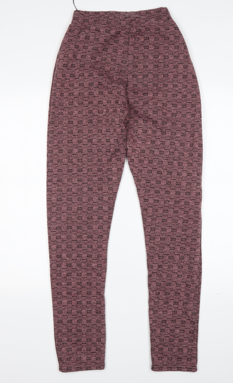 Preworn Womens Pink  Polyester Sweatpants Trousers Size M L30 in Regular