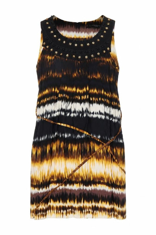 Dorothy Perkins Womens Multicoloured  Viscose Tank Dress  Size 12  Round Neck
