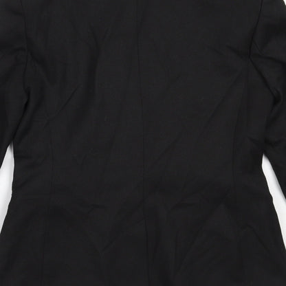 Next Womens Black  Polyester Jacket Blazer Size 6