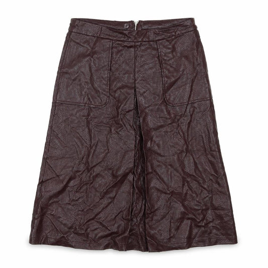 Dorothy Perkins Womens Purple  Polyurethane A-Line Skirt Size 14
