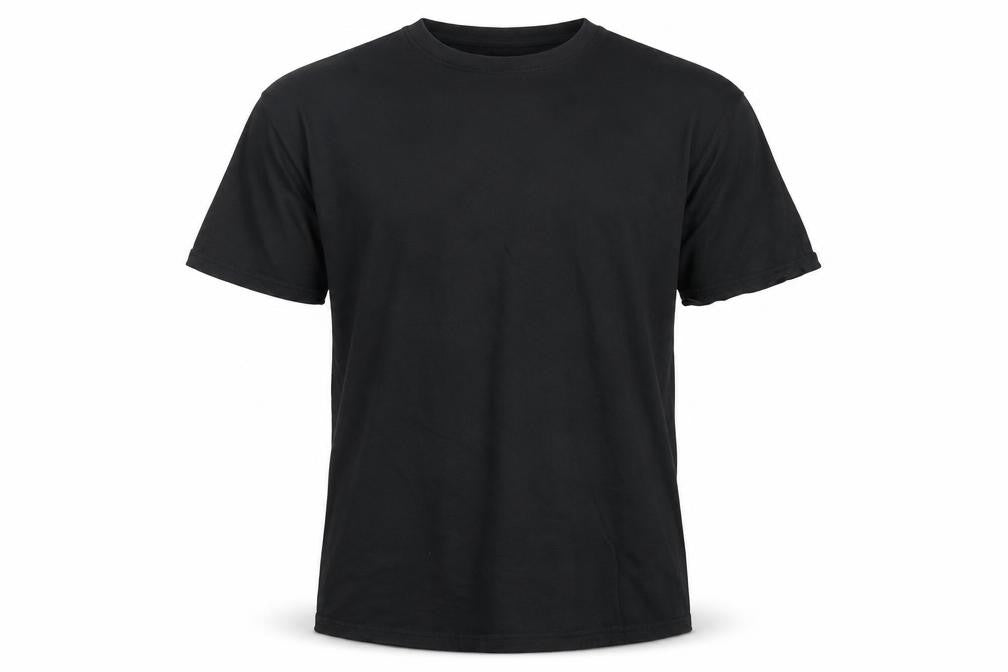 Boohoo Mens Black  Cotton  T-Shirt Size L Round Neck