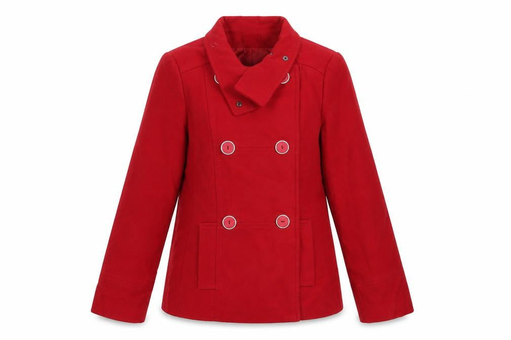 George Womens Red   Overcoat Coat Size 12