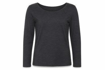 Atmosphere Girls Grey  Cotton Basic T-Shirt Size 8 Years Scoop Neck