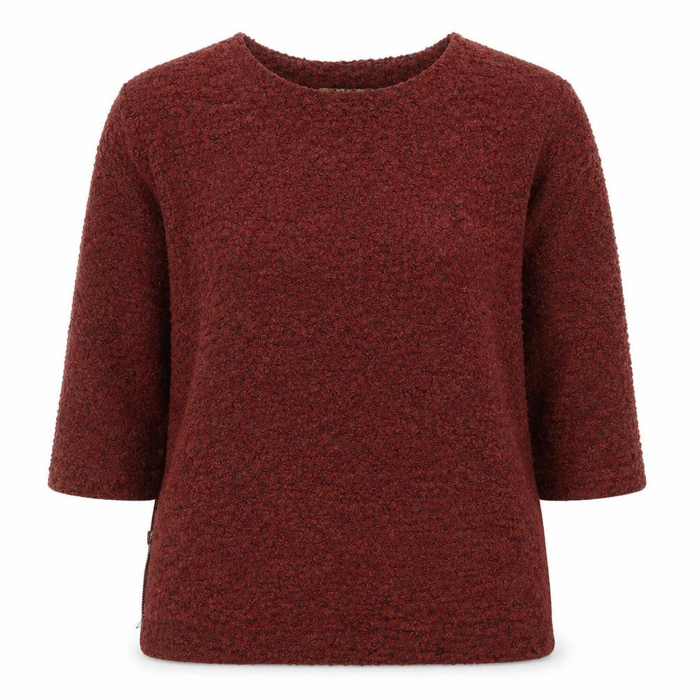 NEXT Womens Brown Round Neck  Polyester Pullover Jumper Size 8