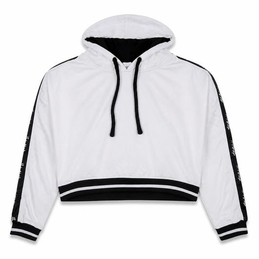 Missguided Womens White  Polyester Pullover Hoodie Size 16