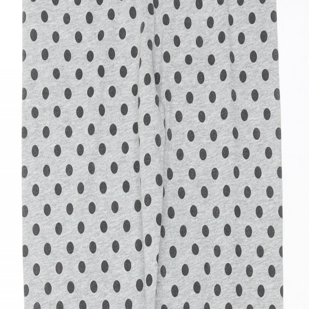 GapKids Girls Grey Polka Dot Cotton Carrot Trousers Size 14-15 Years  Extra-Slim  - leggings