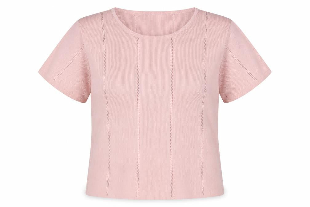 BHS Womens Pink Round Neck  Acrylic Pullover Jumper Size 16
