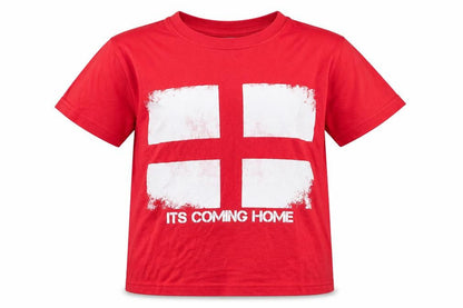 Casual Classics Girls Red  Cotton Basic T-Shirt Size 12 Years Round Neck  - Football