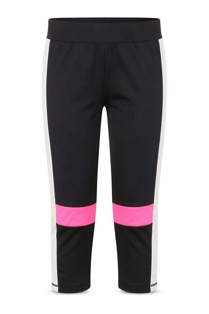 Primark Girls Black  Polyester Capri Trousers Size 10 Years  Regular