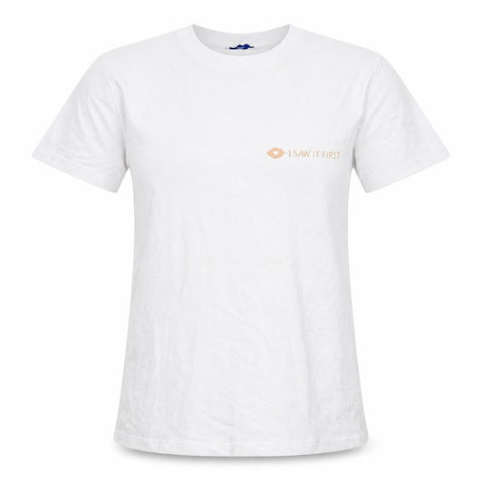 Jetty Womens White  Cotton Basic T-Shirt Size S Round Neck