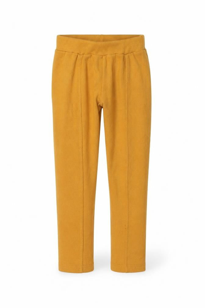 Preworn Girls Yellow  Polyester Carrot Trousers Size 8 Years  Extra-Slim  - leggings