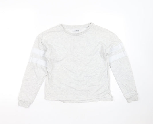 Primark Girls Grey  Cotton Pullover Sweatshirt Size 11-12 Years