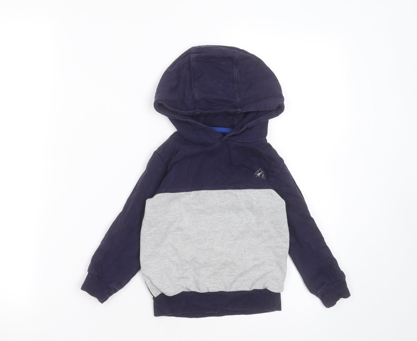 Studio Boys Blue  Cotton Pullover Hoodie Size 3-4 Years
