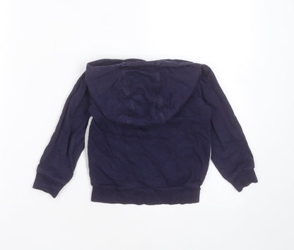 Studio Boys Blue  Cotton Pullover Hoodie Size 3-4 Years