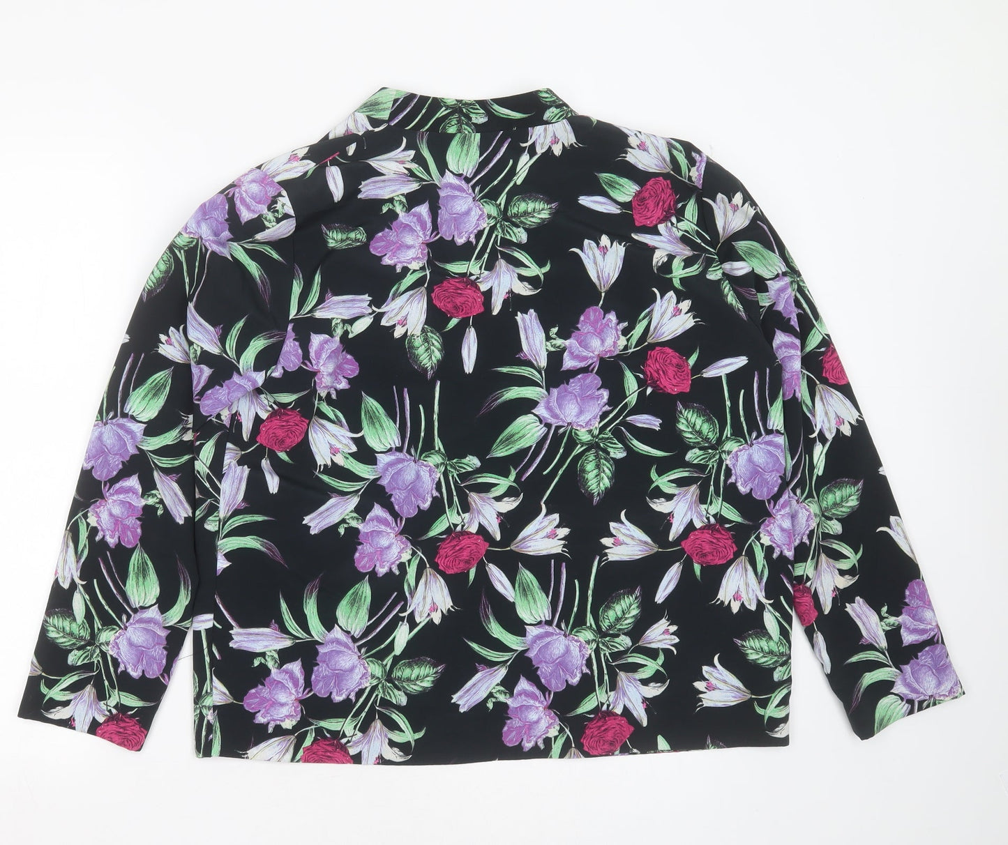 ASOS Womens Black Floral  Jacket  Size 10