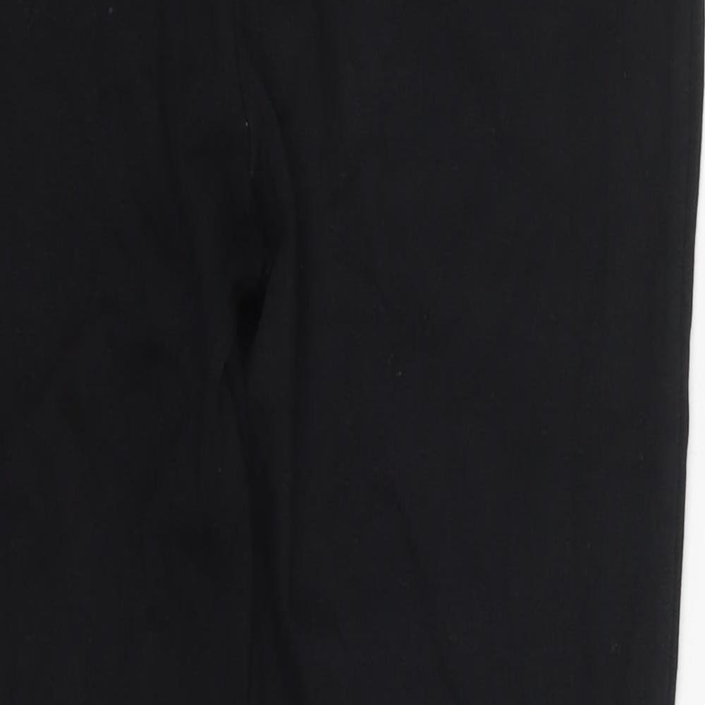 By Design Womens Black  Cotton Carrot Leggings Size M L25 in